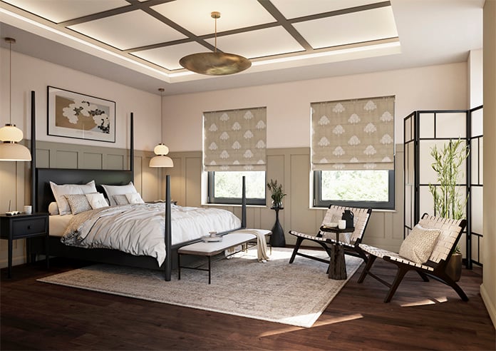 William Morris At Home Marigold Tree Embroidery, Linen - Twist&Fit Roman Blind - Image 7